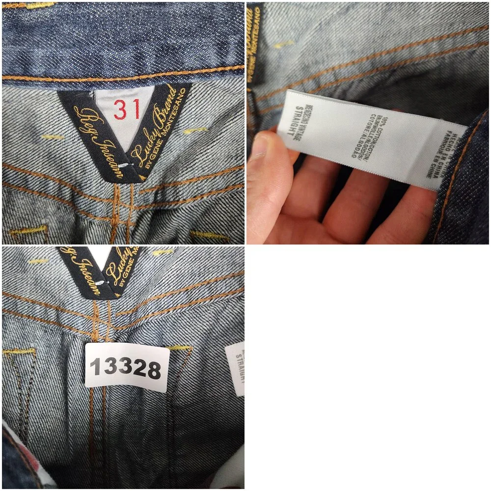 Lucky Brand 361 Vintage Straight Jeans Mens 32x31 Blue Medium Wash Denim Casual